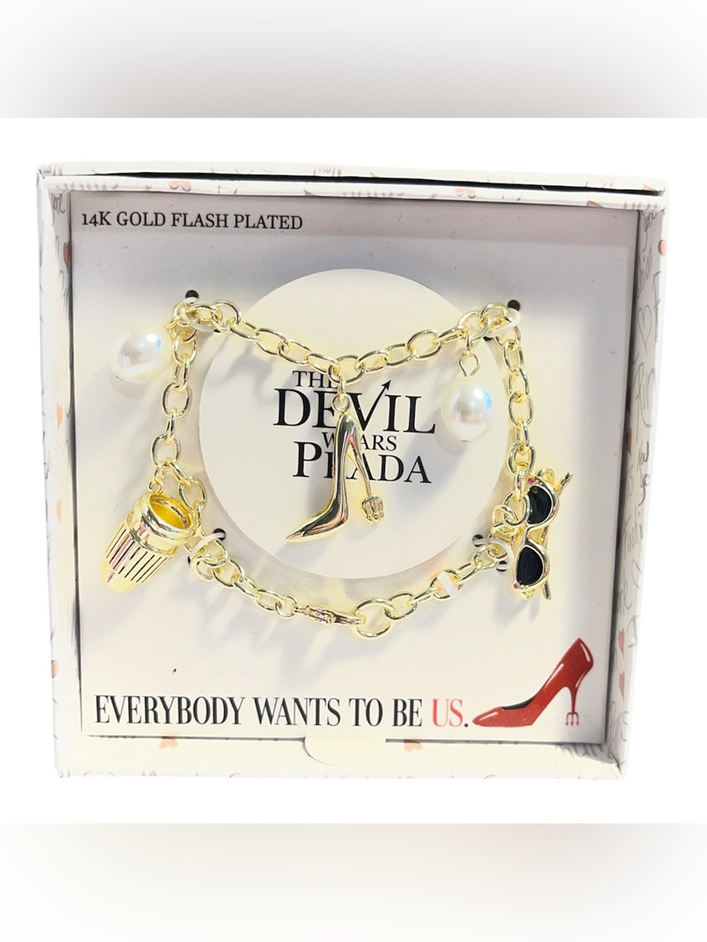 DEVIL WEARS PRADA Charm Bracelet - NWT **